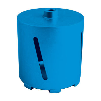 Punta per trapano a corona diamantata in acciaio legato per calcestruzzo e granito