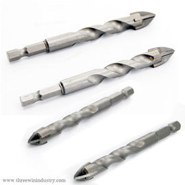 Punta per trapano per piastrelle di vetro con punta a croce YG6X 3mm-20mm con gambo tondo