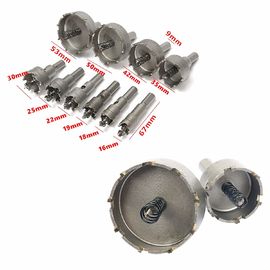 Set di 10 seghe a tazza TCT con tagliente in lega per acciaio inossidabile