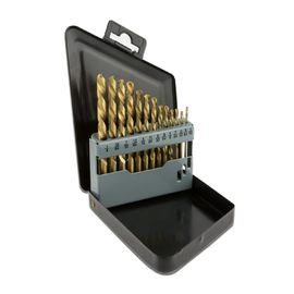 Set di punte per trapano HSS per mano sinistra con rivestimento in nitruro di titanio