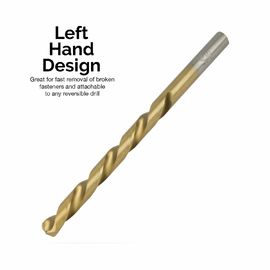 Set di punte per trapano HSS per mano sinistra con rivestimento in nitruro di titanio