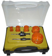 Set di 7 seghe a tazza bimetalliche per acciaio inossidabile e taglio metalli