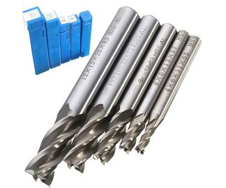 Fresa a candela HSS a 4 taglienti, rettificata, per fresatura CNC