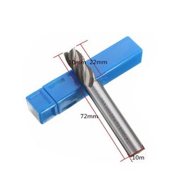 Fresa a candela HSS a 4 taglienti, rettificata, per fresatura CNC