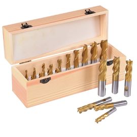 DIN844 4 Flutto HSS End Mill per metallo in acciaio inossidabile alluminio