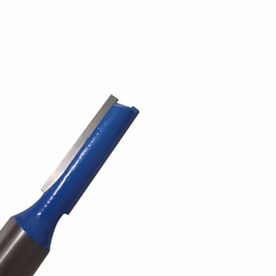 Fresa per router a doppio flauto con punta in carburo per la lavorazione del legno