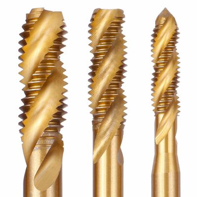 HSS Tappi per la macchina a flauto a spirale DIN376 per acciaio alluminio