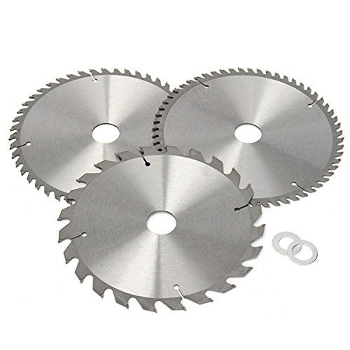 3 pezzi di lame per sega circolare TCT da 210 mm con 24/48/60 denti per legno e metallo