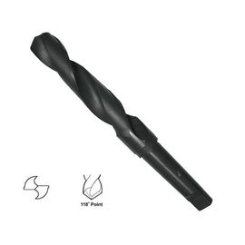 Punte per trapano HSS con codolo conico Morse DIN345, ossido nero