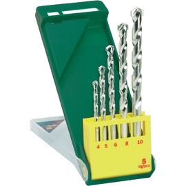 Lo stinco diritto stabilito Chrome della flauto 5pcs del tagliente rotondo della muratura ha ricoperto la superficie