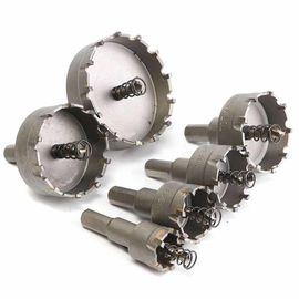 il foro fornito di punta del carburo di tungsteno 6pcs ha visto 22-65mm sabbiati per acciaio inossidabile
