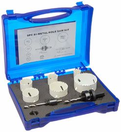 Set di seghe a tazza bimetalliche HSS M3/M42 con valigetta in plastica