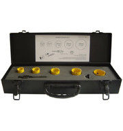 HSS Bi-Metal Hole Saw Set 7PCS in custodia in alluminio 14-210mm