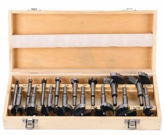 Set di punte Forstner in acciaio ad alto tenore di carbonio da 1/4 a 2 pollici per foratura del legno