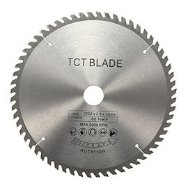 Lama per sega circolare TCT da 250 mm 60T per taglio di legno e metallo