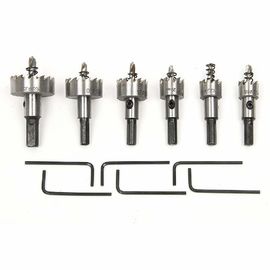 Kit di 6 seghe a tazza HSS 6542 per il taglio dell'acciaio inossidabile