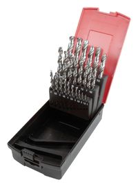 Trapano M351/16 stabilito» - 1/2» del grossista del HSS di 29 pc da 1/64» imballaggi della scatola di plastica di Rosa