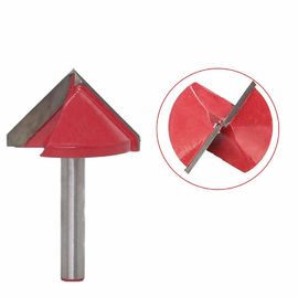 Bits di router a V-Groove con punta di carburo per alluminio in legno e plastica