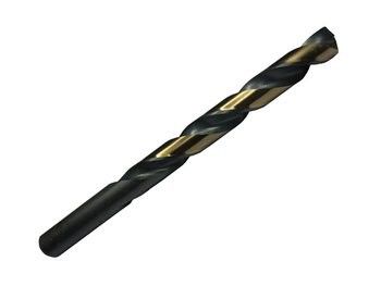 Set di 21 punte per trapano HSS M2 1/64-1/2in, finitura nero oro, scatola in acciaio